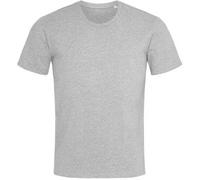 Stedman Clive Relaxed Men Crew Neck Graumelliert ringgesponnene Baumwolle Large Herren