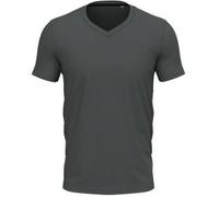 Stedman Clive V-neck Dunkelgrau ringgesponnene Baumwolle 3XL Herren