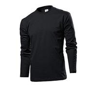 STEDMAN COMFORT LANGARM T-SHIRT S M L XL XXL, Größe-:L;Farbe-:schwarz