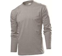 Stedman Comfort-T Long Sleeve Grau Baumwolle Medium Herren