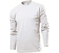 Stedman Comfort-T Long Sleeve Weiß Baumwolle Medium Herren
