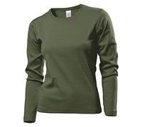 Stedman - Comfort T Women Longsleeve S,Khaki