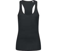 Stedman Damen 'Bird eye' Sport Shirt ärmellos Tank Top ST8540 black opal M