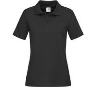 Stedman Apparel Damen Regular Fit Poloshirt Polo/ST3100, Schwarz (Black Opal), Größe 36 (Hersteller Größe:S)