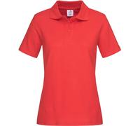 Stedman Damen Piqué Polo ST3100 scarlet red L