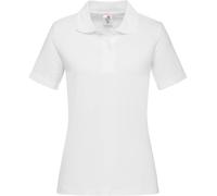 Stedman Polo Women Weiches Damen-Polo white M