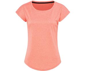 Stedman Damen Sport Shirt T-Shirt ST8930 coral heather L