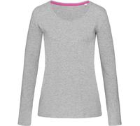 Stedman Damen T-Shirt langarm ST9720 grey heather XL