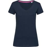 S9130 Stedman® MEGAN V-Ausschnitt T-Shirt kurzarm für Damen Marina Blue M