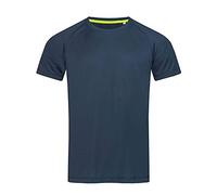 Stedman Herren Active 140 Raglan T-Shirt ST8410 Marina Blue L