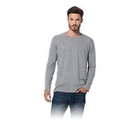Stedman ST2500_GYHM Basics T-Shirt Mit Langen Ärmel, Grau Heather, M Größe
