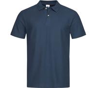 Stedman Polohemd ST3000 Herren – kurzarm, 100% Ringspinn-Baumwolle, Marineblau Größe M
