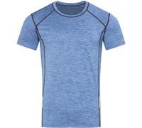 Stedman Herren Sport Shirt T-Shirt ST8840 blue heather S