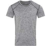 Stedman Herren Sport Shirt T-Shirt ST8840 grey heather L
