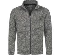 Stedman Herren Strickfleece Jacke Fleece-Jacke ST5850 dark grey melange S