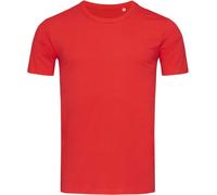 S9020 Stedman® MORGAN Rundhals T-Shirt kurzarm Herren Crimson Red L