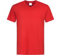 Stedman Herren V-Ausschnitt T-Shirt ST2300 scarlet red L