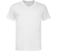 Stedman Herren V-Ausschnitt T-Shirt ST2300 white XL