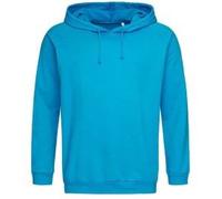 Stedman Hooded Sweatshirt Unisex Blau Baumwolle Large