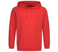 Stedman Leichte Baumwoll Kapuzenpullover - Rot | 2XL