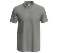 Stedman Polo Men Graumelliert Baumwolle 5XL Herren