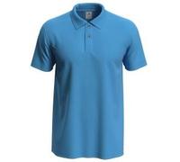 Stedman Polo Men Hellblau Baumwolle Large Herren