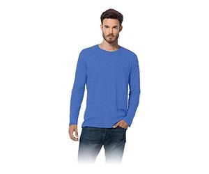 Stedman ST2500_BRRXXL Basics T-Shirt Mit Langen Ärmel, Blau, XXL Größe