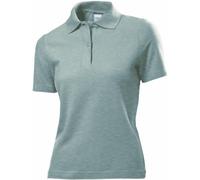 Stedman Damen Poloshirt Gr. XL, grey heather