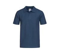Stedman ST3200 Childrens Cotton Polo Shirt Navy S (7-8)