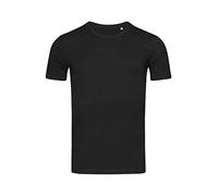 Stedman Stars ST9020 Herren T-Shirt Morgan Slim Fit Rundhalsausschnitt Gr. S, Schwarzer Opal