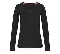 Stedman - Stretch Long Sleeve Women Black Opal - Gr. - L