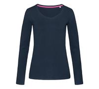 S9720 Stedman® CLAIRE langarm T-Shirt Damen Marina Blue L