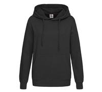 Stedman Hooded Sweatshirt Women M blackopal