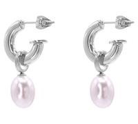 Steel art Heideman Ohrringe (Creole mit Perle, Silber)