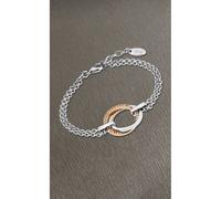 Steel bracelet with crystals LS1780-2 / 2
