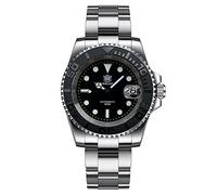 Steeldive SD1953T 300M Wasserdicht NH35 Automatik Herren Taucheruhren Reloj Schwarze Keramiklünette Edelstahl Sportuhr, Stahlarmband, Modern