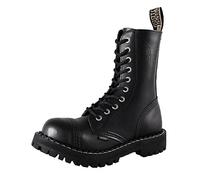 Steels 10 Loch Boots Schwarz, Grösse 46