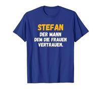 Stefan Tshirt Lustiger Spruch Geburtstag Namen T-Shirt, Herren, Königsblau, XL