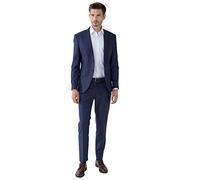 Steffen Klein Herren 2-Teiliger Slim Fit Business Anzug Smoking 2-Knopf Sakko