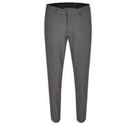 Steffen Klein Herren Anzughose Schmal Slim Fit Knöchellang Stretch, Grau Melange, 48