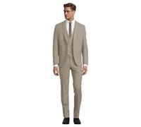 Steffen Klein Anzug Herren Slim Fit beige, 56