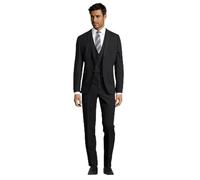 Steffen Klein Anzug Herren Slim Fit schwarz, 56