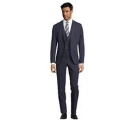 Steffen Klein Anzug Herren Slim Fit blau, 56