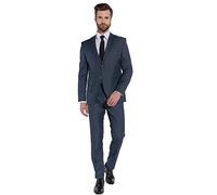 Steffen Klein Herren Designer Anzug - Slim Fit - Größe 50 - Zweiteiler Business Anzug - Graublau