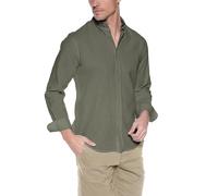 Steffen Klein Herren Leinen-Hemd Slim Fit