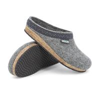 Stegmann 108 Filz-Clogs für Damen & Herren - Pantoffel mit Kork Sohle - Made in Tirol Grey, 39
