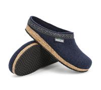 Stegmann 108 Filz-Clogs für Damen & Herren - Pantoffel mit Kork Sohle - Made in Tirol Navy, 41