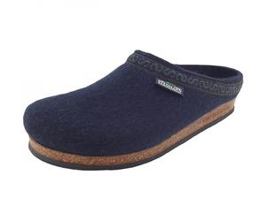 Stegmann - 108 - Unisex Wollfilz-Pantoffeln - Dunkelblau (Navy), Gr. 40