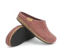 Stegmann Comfort Wollfilz Clogs 208 für Damen, rot, Gr. 43 EU