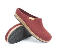 Stegmann 208 Filz-Hausschuh für Damen & Herren aus Merino-Filz Firebrick, 38